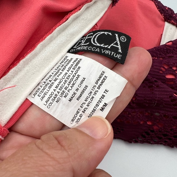 Becca Lace Tankini and Bottom M - Picture 7 of 7